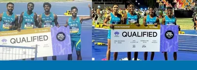 भारतीय पुरुष व महिला रिले संघाला ऑलिम्पिकचे तिकीट