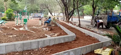 सदाशिवनगर येथील ‘त्या’ उद्यानाच्या दुरुस्तीला सुरुवात