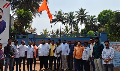 जय महाराष्ट्रविरोधी उद्योजकांच्या कारखान्यावर आंदोलन