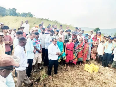 बसुर्तेत सर्व्हे अधिकारी कर्मचाऱ्यांना पिटाळले