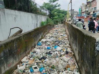 शिवाजी रोडवरील नाल्याची भिंत फोडण्यास विरोध