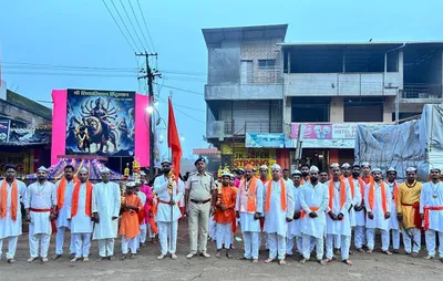 खानापूर तालुक्यात दुर्गा दौडला उत्साहात सुरूवात