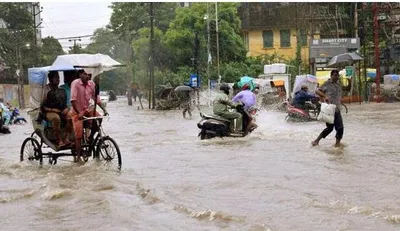 मुसळधार पावसाने बिहारमध्ये पूरस्थिती