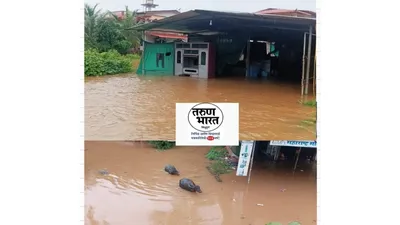 बांदा परिसरात पूरसदृश स्थिती