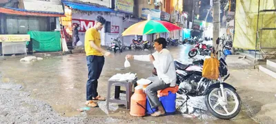 शहरात गुरुवारी रात्री पावसाची जोरदार हजेरी