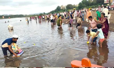 सातारा शहरासह जिल्ह्यात गौराई आणि गणपतींचे विसर्जन