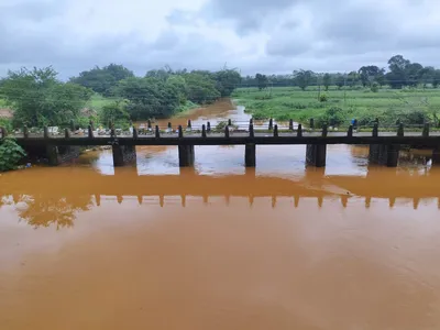 मार्कंडेय नदी पूर्ण क्षमतेने प्रवाहित