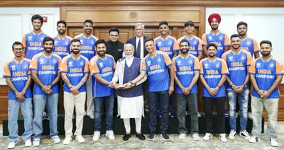 पंतप्रधान मोदींनी जाणले ‘चॅम्पियन टीम इंडिया’चे अनुभव