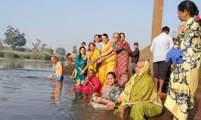 क्षेत्र प्रयाग येथील स्नानपर्व काळास उत्साहात सुरुवात